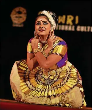  ?? SUBMITTED PHOTO ?? Dr. Sunanda Nair performs a classical Indian dance.