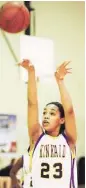  ?? Eddy Matchette / For the Chronicle ?? Kinkaid’s Alexis Johnson and the Falcons go for another SPC title this weekend.