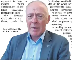  ??  ?? Council leader Sir Richard Leese