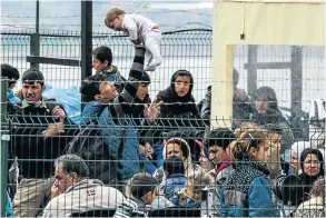  ?? Picture: AFP ?? MIGRANT THREAT: Turkish ministers have backed the country’s president, Recep Tayyip Erdogan, in his criticism of the EU, saying the country could renege on a deal to limit the number of refugees crossing to Europe