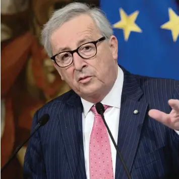  ?? Foto: Fabio Cimaglia, dpa ?? Jean-Claude Juncker galt schon als „Mister Europa“, bevor er vor fünf Jahren an die Spitze der EU-Kommission gewählt wurde. Seine Amtszeit endet am 1. November.