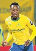  ??  ?? Lebohang Maboe could make a difference for Sundowns against Wits.