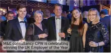  ?? ?? M&E consultanc­y CPW is celebratin­g winning the UK Employer of the Year