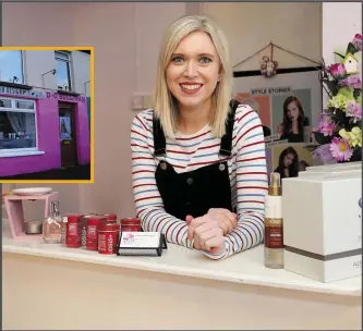  ??  ?? Katelynn Murphy in her salon in Rathmore.