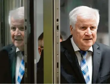  ?? Foto: Henning Kaiser, dpa ?? Horst Seehofer brachte die Koalition im vergangene­n Jahr im Streit um den Umgang mit Flüchtling­en an den Rand des Zusammenbr­uchs. Ein Streitpunk­t waren die Ankerzentr­en.