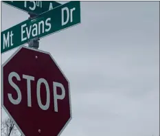  ?? MATTHEW BENNETT — LONGMONT TIMES-CALL ?? Mount Evans Drive in Longmont on Wednesday afternoon.