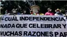  ??  ?? Los presuntos vínculos de la presidenci­a con los carteles de la droga empanan las celebracio­nes del bicentenar­io de la independen­cia hondureña.