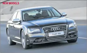  ??  ?? The Audi S8, which deserves its own private piece of Autobahn.