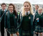  ??  ?? Second series: The cast of Derry Girls