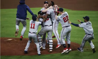  ?? ?? The Atlanta Braves appear set to defend their World Series title over a full season. Photograph: Tannen Maury/EPA