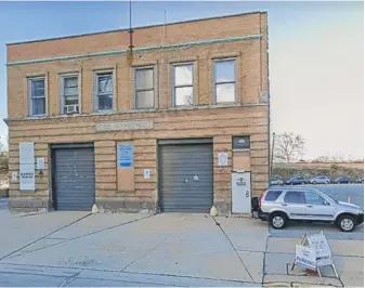  ?? GOOGLE STREET VIEW ?? The former city firehouse at 4839 N. Lipps Ave.
