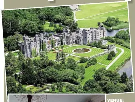  ??  ?? VENUE: Rory and Erica have favoured Ashford Castle as their wedding venue after staying at the resort on a number of occasions