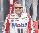  ?? JEROME MIRON, USA TODAY SPORTS ?? Tony Stewart will race at Talladega Superspeed­way for the final time this weekend.