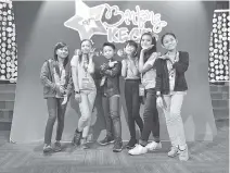  ??  ?? The six finalists of this year’s Bintang Kecil RTM ready to rock the stage this Sunday.