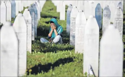  ??  ?? War crimes: A cemetery near Srebrenica commemorat­es the 8 000 Muslim men and boys who were executed by Bosnian Serb forces over five days in 1995. Photo: Dado Ruvic/Reuters