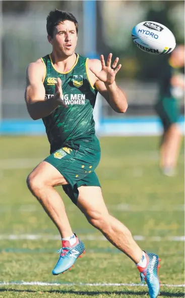  ?? Picture: AAP ?? GAME PLAN: Ben Hunt training to play hooker in the Prime Ministers XIII against Papua New Guinea in Port Moresby on Saturday.