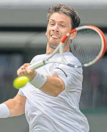  ??  ?? UNDERDOG: Cameron Norrie knocked out Alex Bolt in the previous round.