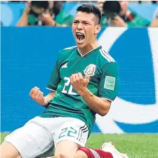  ??  ?? Hirving Lozano scored the game’s only goal for Mexico.