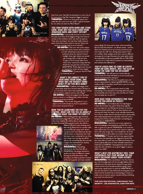 And Babymetal Take Us Inside The Mindblowing Genius Of Their Five Fox Festival Pressreader