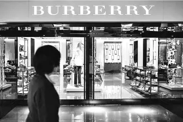  ??  ?? Burberry, which has been in the crosshairs for burning tens of millions of dollars of its products, is far from the only firm to destroy unsold goods to maintain the exclusivit­y and luxury mystique of their brands. — AFP photo