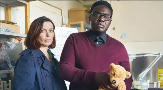  ?? ?? Eve Myles and Babou Ceesay in “We Hunt Together”