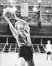  ?? Associated Press ?? MEYERS tried out for the Indiana Pacers in 1978 before playing three seasons in the Women’s Profession­al Basketball League.