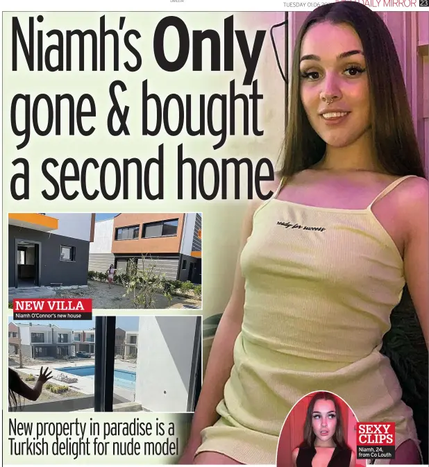 Irish OnlyFans star Niamh O'Connor buys second home in less than a year -  Irish Mirror Online