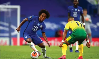  ?? Photograph: Chris Lee/Chelsea FC/Getty Images ?? Willian is close to joining Arsenal on a free transfer after failing to agree fresh terms with Chelsea.