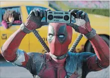  ?? THE ASSOCIATED PRESS ?? Ryan Reynolds is back as the fourth-wall breaking, wise-cracking and irreverent anti-hero Deadpool in “Deadpool 2.”