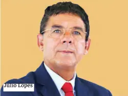  ??  ?? Júlio Lopes