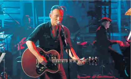 ?? WARNER BROS. ?? 20-time Grammy Award winning rock and roll legend Bruce Springstee­n is adding film director to his diverse portfolio.