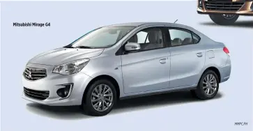  ??  ?? Mitsubishi Mirage G4