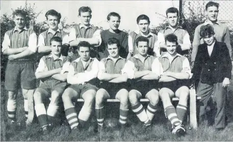  ??  ?? Right: RTB lads, pictured in season 1958-59