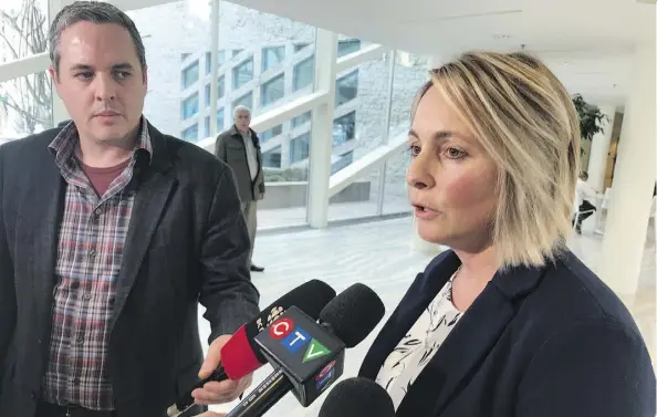  ?? JONNY WAKEFIELD ?? Edmonton Police Service Staff Sgt. Christa Pennie says she hopes making sexual assault easier to report help people come forward.