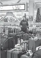  ?? AP ?? Baggage carousel at Midway Airport in Chicago on Dec. 27 after Southwest Airlines flights were canceled and delayed during a winter storm.