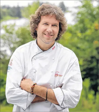  ?? SUBMITTED PHOTO ?? Chef Michael Smith will be hosting Beef and Blues, the Fall Flavours event in Summerside on Sept. 15.