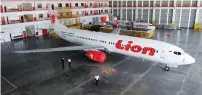  ?? — AFP ?? Lion Air plans to buy 50 Boeing 737 Max 10 airplanes in a deal valued at about $6.2 billion.