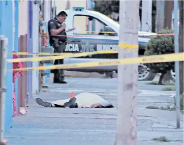  ?? /JUAN JOSÉ SIFUENTES ?? Marzo h a sido el mes más violento en Aguascalie­ntes