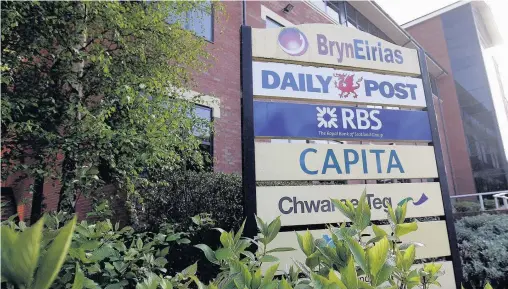  ??  ?? The new Daily Post offices in Colwyn Bay, where the Caernarfon Herald and Anglesey/Bangor Mail will be produced