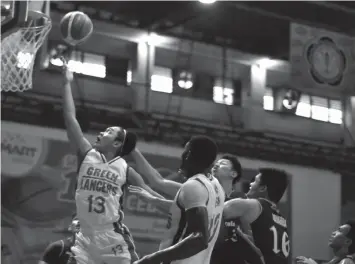  ?? FILE PHOTO ?? In this file photo, All-Star pointguard Jun Kent Manzo in action in Lancers' uniform. Manzo is back to UV's fold after ditching the Lancers earlier for the UP Fighting Maroons in the UAAP.