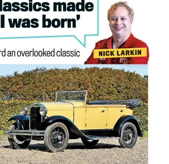  ??  ?? One lucky young enthusiast can borrow a Model A for a year – what a great idea!