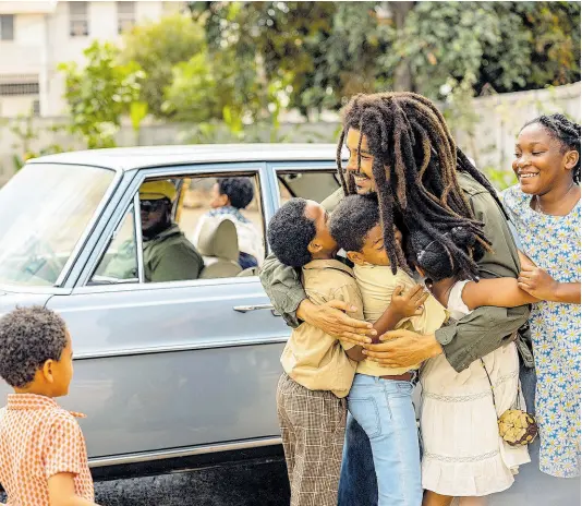  ?? AP ?? This image released by Paramount Pictures shows Kingsley Ben-Adir in ‘Bob Marley: One Love’.