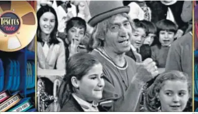  ?? RTVE ?? Fofó en una de las intervenci­ones rescatadas hoy en La 2, entre los niños que asistían a su programa en 1973.