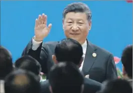  ?? REUTERS ?? La máxima autoridad china, Xi Jinping.