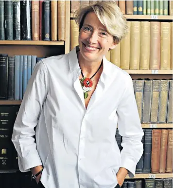  ??  ?? Emma Thompson and Mary Beard, inset, are to become Dames