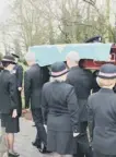  ?? ?? The funeral of Alan Gray