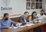  ?? SAÚL PONCE ?? Rotarios y Municipio firmaron convenio de colaboraci­ón.