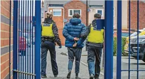  ?? ?? > Northumbri­a Police made arrests and seized cash and drugs during the county lines crackdown