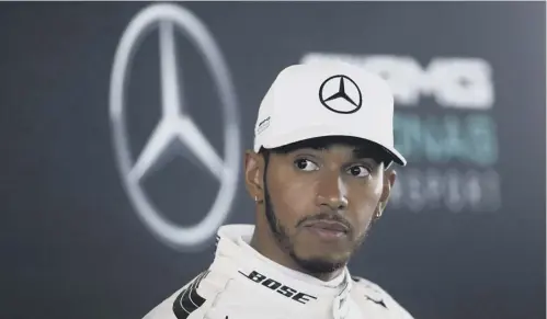  ??  ?? Britain’s Lewis Hamilton has pledged to come out fighting for the next round of the Formula One world championsh­ip in China.