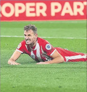  ?? FOTO: PERE PUNTÍ ?? Stuani atraviesa una sequía anotadora que está penalizand­o al Girona